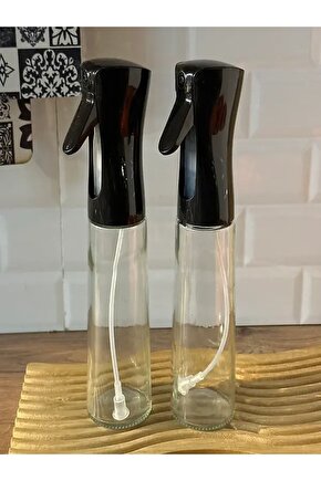Çok Amaçlı Spreyli Sızdırmaz Cam Şişe Yağdanlık  Airfryer Sirke Yağ Püskürtücü Dağıtıcı Sprey 200ml