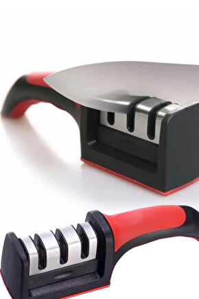 Aveo 1 Adet Bıçak Bileme 3 Aşamalı 3 Açılı Bıçak Bileyici Bıçak Keskinleştirmek İçin Masat