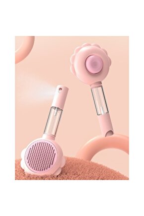 Basmalı Telli Su Sprey Hazneli Hayvan Fırçası Çift 2In 1