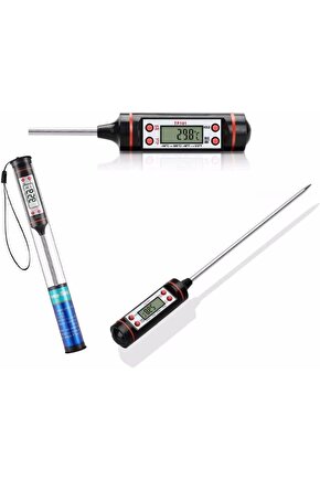 mrttnca Termometresi Dijital Termometre Gıda Termometresi 300 C Ölçüm (KALİTELİ) ÖZEL KUTULU