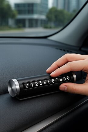 Araç İçi Telefon Numarası Göstergesi – Park İletişim Paneli