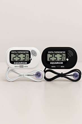 1Dijial Termometre – Akvaryum, Buzdolabı, Oto ve Seracılık için LCD Sıcaklık Ölçer (1 ADET)