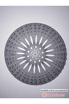 Leon Life Lavabo Süzgeci Kaymaz Yuvarlak Silikon Süzgeç Gri Silikon 1 Parça TR Evet Mikrodalga fırın