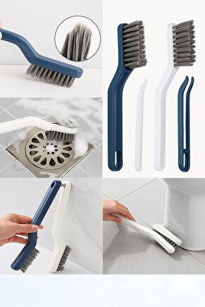 Sert Kıl Uçlu Cımbızlı Temizlik Fırçası – Derz, Lavabo, Kenar Temizleyici