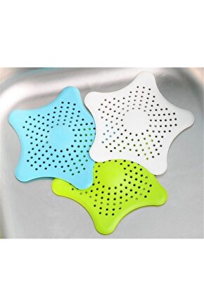 Yıldız Şeklinde Vantuzlu Lavabo Ve Küvet Tıkacı Süzgeç