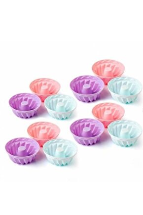 Silikon Küçük Boy 6lı Kek,muffin Kalıbı