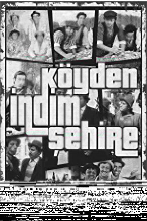 Köyden Indim Şehire Sahneler Gta Tarz Yeşilçam Retro Ahşap Poster