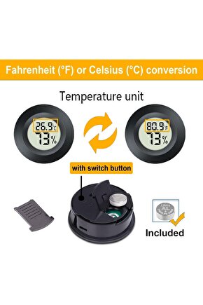 Küçük Ebatlı Yüksek Performanslı Termometre 1 Adet