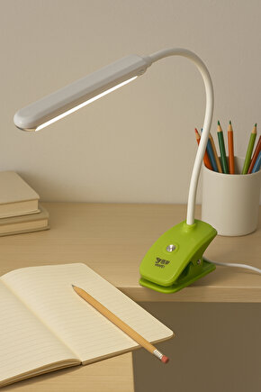 11 Smd Ledli Şarjlı Mandallı Masa Lambası CE - ISO9001 Belgeli