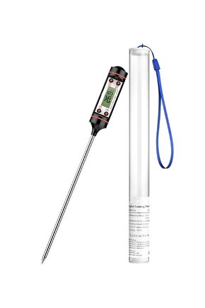 Gıda Et Su Süt Sıcaklık Ölçer Termometresi Yiyecek Sıvı Gıda Isı Ölçüm Pasta Malzemeleri