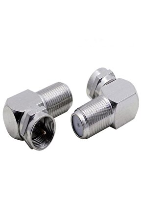 L Tipi F Konnektör 90 Derce F Konnektör 2 Adet