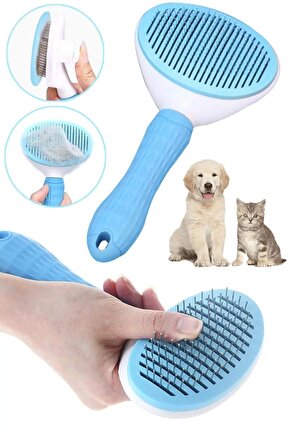 Basmalı Kedi Köpek Evcil Hayvan Temizleme Masaj Aleti Kedi Fırça Ve Tarağı Kıl Tüy Toplama