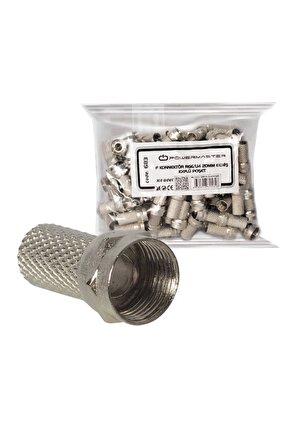 Winta- Rg6u4 18mm Geniş F Konnektör (100LÜ POŞET) (K95)
