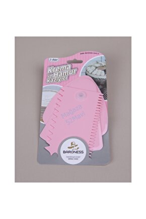 3lü Hamur Kesici Kazıyıcı Dekoratör Set