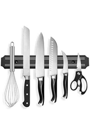 ScNews Home Mıknatıslı Bıçak Standı, Mutfak Aleti Tutucu - Duvar Bıçak Asma Standı - Bıça