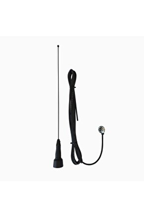 Siyah Metal Mobil Araç Telsiz Anteni Dual Band Uhf Vhf Anten AXE9F-CC3T7