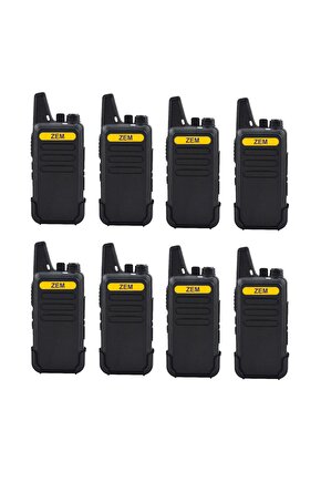 8li Pmr 446 TÜRKÇE KONUŞAN El Telsizi Wln Kulaklık Telsiz Tam Takım 9 Parça Set