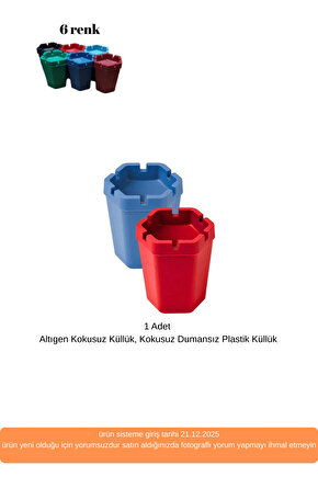 Kokusuz Sert Plastik Oto Araba Küllük 1 Adet