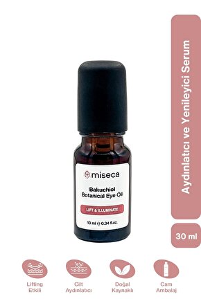 Bakuchiol Botanical Eye Oil 10 Ml Bitkisel Retinol Göz Çevresi Yaşlanma Karşıtı Serum