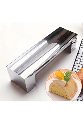 Narkalıp Oval Şeklinde Mozaik,rulo Pasta Ve Ekmek Pişirme Kalıbı Boy 30cm