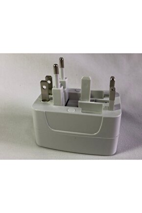 Amerika ve Avrupa Seyahat Adaptörü – Telefon ve Düzleştirici İçin Güvenli Priz