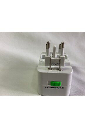 Yurt Dışı Seyahatler İçin Universal Priz Adaptörü – Telefon ve Süpürgeye Uygun