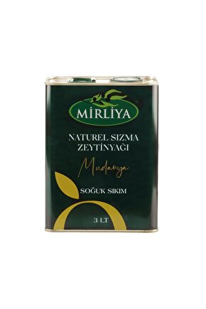 Naturel Sızma Zeytinyağı 3 Lt Teneke