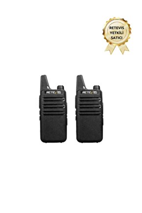 2li Telsiz Lisans Gerektirmez Mini Uzun Menzilli Pmr Iki Yönlü Telsiz (2 PAKET) Rt622