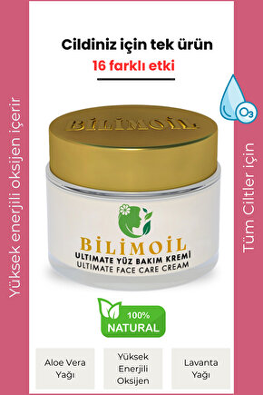 Yüksek Enerjili oksijen içeren Onarıcı, Nemlendirici ve Anti-aging etkili Yüz Bakım Kremi 50 ml