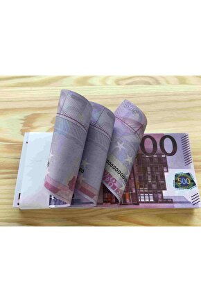 Gerçekci 1. Kalite Gramajlı 50000 Euro 1 Deste Sünnet Parası