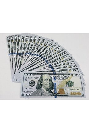 Fake 10000 Dolar 1 Deste Eğlence Organizasyon Parası