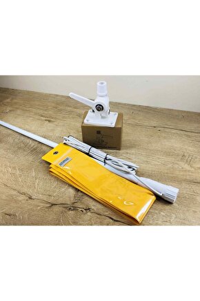Marin Band Beyaz Fiber Anten VHF Bandı Deniz Telsizi Anteni 110 Santim