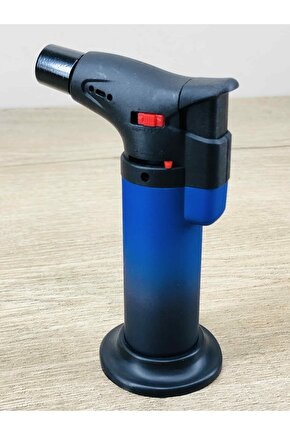 Mavi Renk Hafif Pipo Çakmağı Pratik Kolay Kullanım Pürmüz Alevli