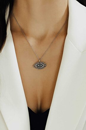 Nazar Göz Çelik Kolye