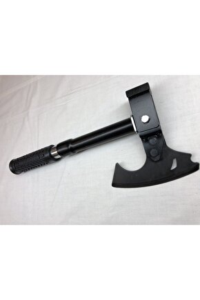 Portatif Pratik Sökülebilir Paslanmaz Çelik Kesici Balta Çekiç Ve Siyah Taşıma Çantası