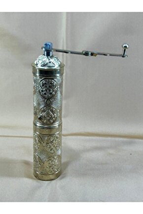 Osmanlı Tarzı Ince Uzun Büyük Boy Parlak Pirinç Kahve Çekirdeği Öğütücü Biber Kaya Tuzu Değirmeni