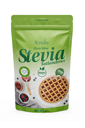 Zero Slim Stevia 400 G Toz Tatlandırıcı  Ketojenik  Sıfır Kalori 