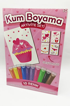 Cupcake | Kalpler Kum Boyama Aktivite Seti Tekli Paket