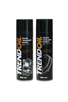 MOTOSİKLET ZİNCİR TEMİZLEME VE YAĞLAYICI SPREYİ 500er ML