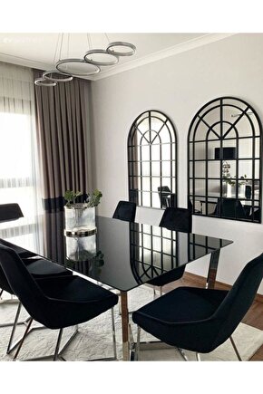 Dedeler Dekor Pençere Çerçeveli Ayna 80x110(2 ADET)