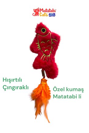 BALIK (hışırtılı,çıngıraklı,MATATABİ li,pelüş oyuncak)