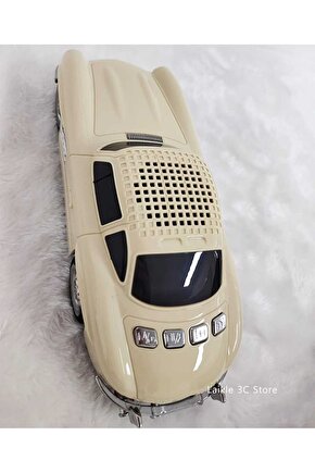 Taşınabilir Araba Şekilli Nostaljik Fm Radyo Handfree Fonksiyonu Kablosuz Blueooth