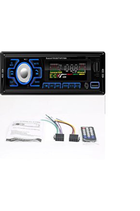 Çift Usb Girişli Bluetooth Araba Teybi Radyo Usb Sd Aux Teyp Amfi Çıkışlı 4x55 Watt uyumlu