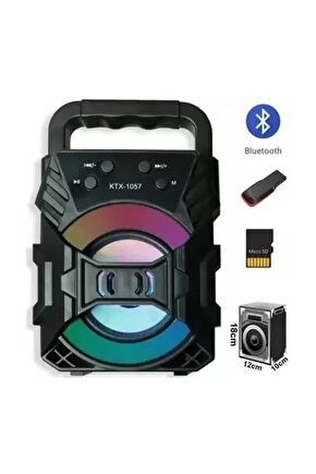 Dx-1057 Fm Radyolu Mini Taşınabilir Müzik Çalar Kutusu Bluetoothlu Ses Bombası