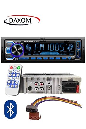 Bsv 4800 Rgb 7 Renk Değiştiren Çift Usb Bluetoothlu Aux Sd Kart Amfi Çıkışlı Kumandalı Teyib