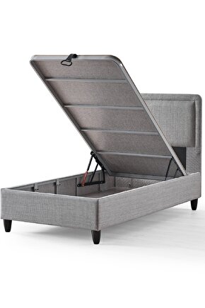 Melisa Tek Kişilik Sandıklı ve Pratik Baza Başlık 2’li Set