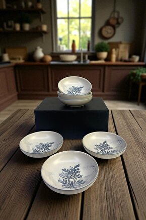 Blue Magic 13cm Kahvaltılık  Çerezlik 6 Adet Çeyizlik -19862