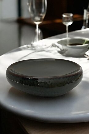 Plume Porselen 25cm Düz Servis Sunum Tabağı