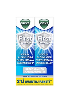 Vicks First Defence Burun Spreyi 15 ml - İkili Avantaj Paketi