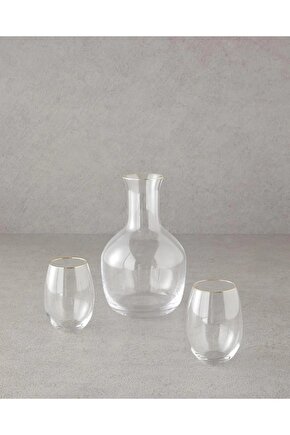 Starry Styl? 3 Parça Karaf 350 Ml + 1800 Ml Altın